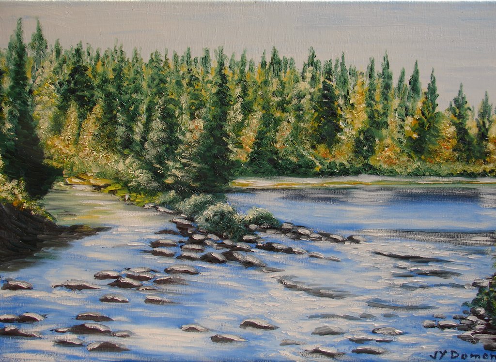 Canada : paysage d'automne dans les Laurentines