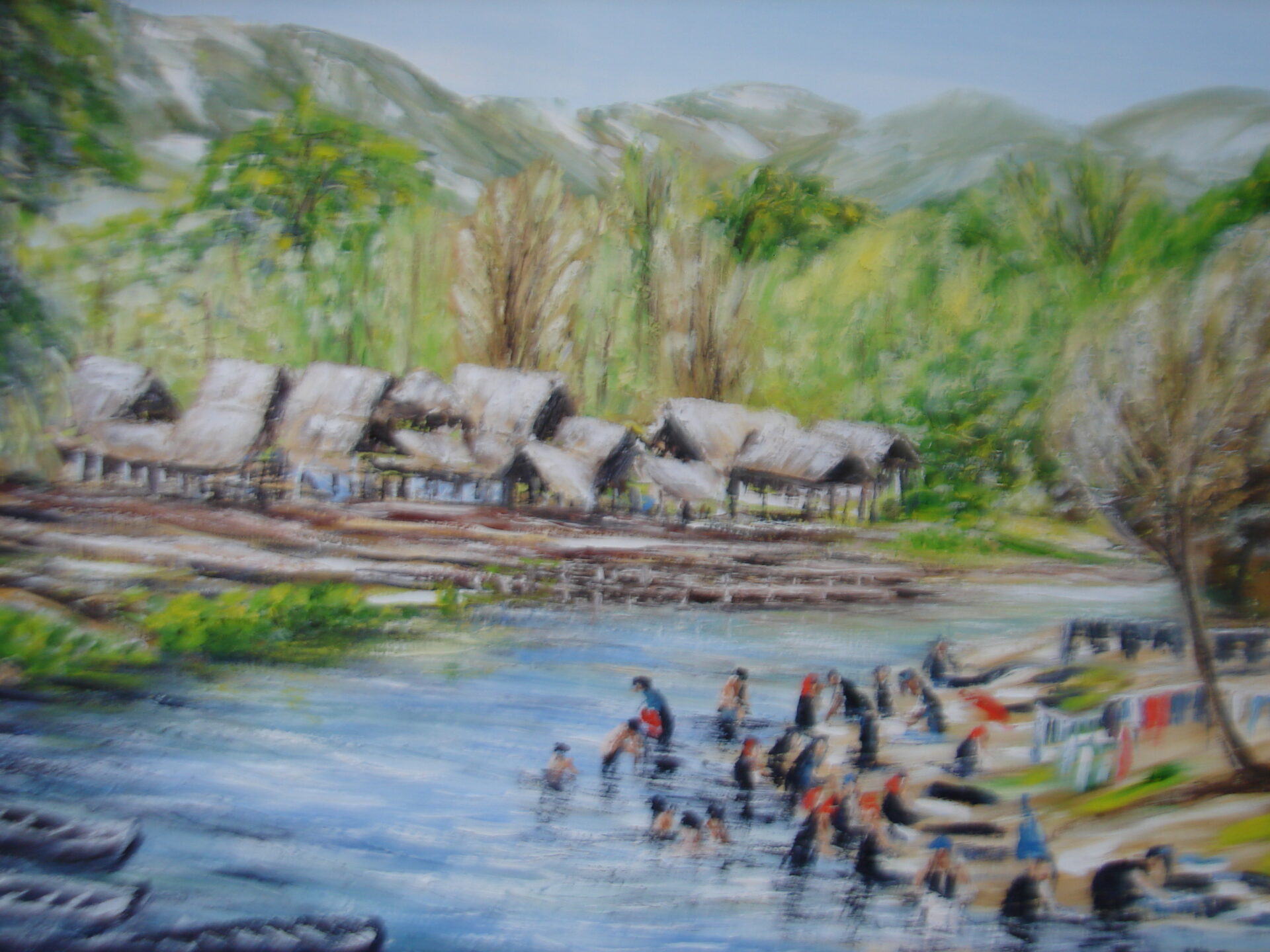 Birmanie : le village au bord de la rivière