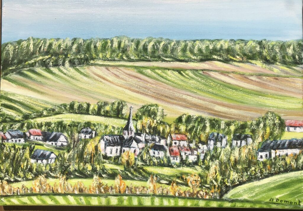 Osmoy-St-Valéry : le village en automne